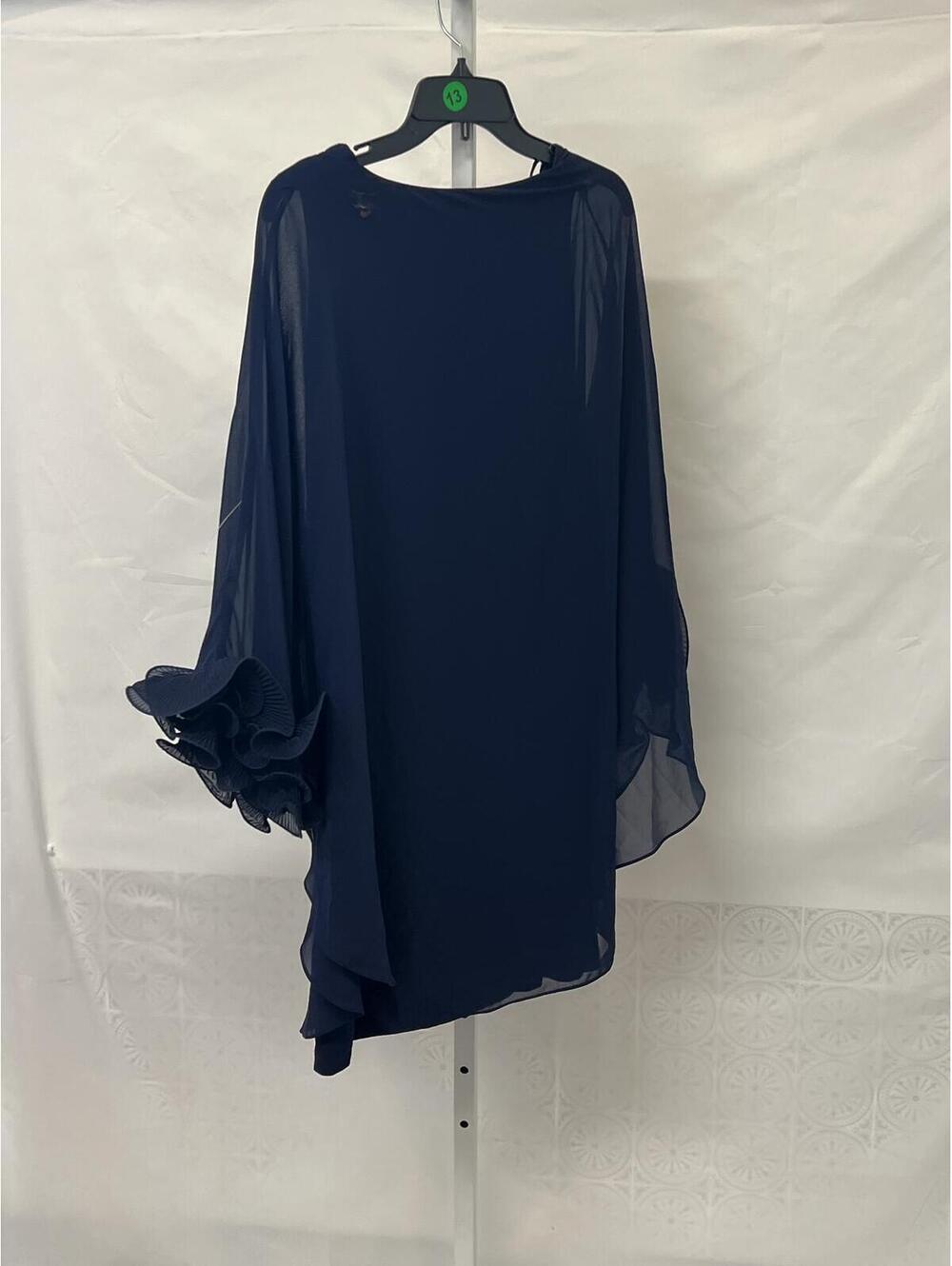 XSCAPE Plus Size Ruffle-Cuff Batwing-Sleeve Dress - Picture 5 of 8